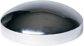 10202upi United Pacific 10202 Industry Chrome Plated 8 Inch Steel Rounded Top Rear Hubcap