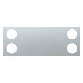 United Pacific 21433 Stainless Steel Rear Center Tail Light Panel With Four 4 Inch L