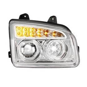 32861 United Pacific Headlight Passenger Rh All Led Chrome Inner Housing