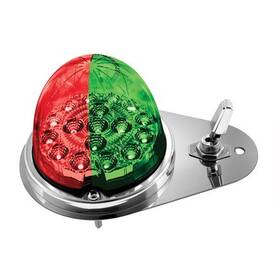 United Pacific 35393 Dome Light Double Fury Watermelon Glass 17 Red And Green L
