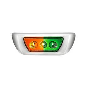36143 United Pacific Marker Light Double Fury 3 Led Amber And Green