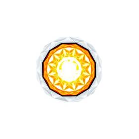 United Pacific 36164 Marker Light Ultra Burst Mini Crystal Watermelon Glass 2