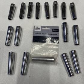 40027 United Pacific Toggle Switches New/used Green Jewel Qty 17