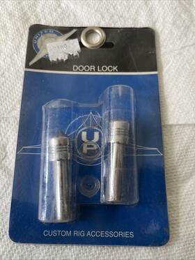 40180 United Pacific Door Lock Knob New Chrome