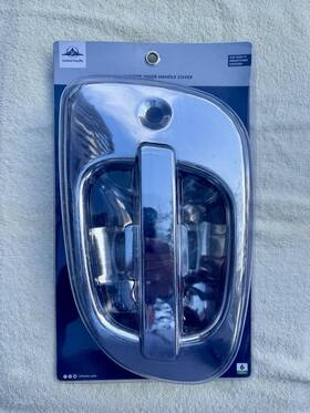 42492 United Pacific Led Chrome Door Handle Cov Passenger Side. Blue. Cascadia