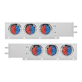 61040 United Pacific Trailer Light 2.5 Inch Bolt Pattern Ss Spring Loaded Bar