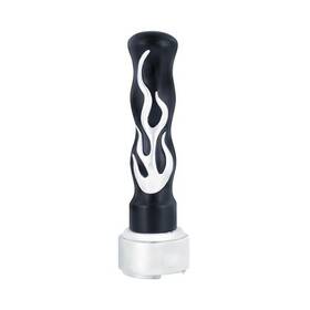 70569 United Pacific Thread On Flame Gearshift Knob With Adapter For Eaton