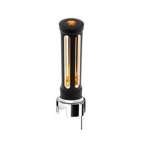 United Pacific 71153 Gear Shift Knob Sonoma Style Amber Matte Black Finish Th