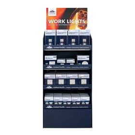 36702 United Pacific 99317 Work Light Floor Display Rack For Items 36624