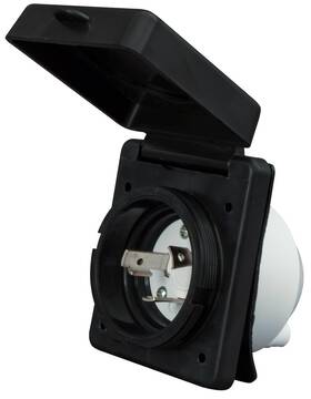 V46a1030inbkv Valterra Llc A10-30inbkvp - Power Inlet Port