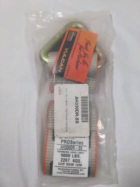 Ah330dr-ss Vulcan Car Tie Down Axle Strap 3 Inch X 30 Silver Series5 000 Lbs