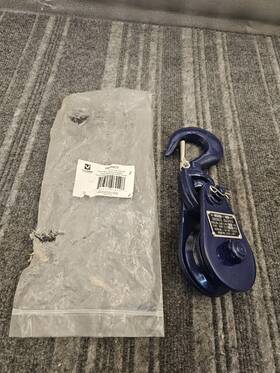 Sb0002zz Vulcan 2-ton Snatch Block With Hook 3/8-inch Rope Size 3-inch Sheave