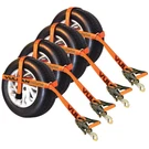 Vulcan Car Tie Down, Snap Hook, Adjust Loop, Proseries, 3300 Lbs. Swl, 4 Pack. Fixed Price $112.99.