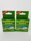 Coghlans No. 2094 Silicone Toothbrush Covers -- Pkg Of Nib. Fixed Price $10.90.