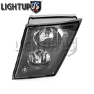 Left Driver Side Lh Black Double Bulb Fog Lamp For 2003-2015 Volvo Vnl. Fixed Price $61.27.