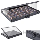 36"X24" Acrylic Clear Top Display Locking Travel Case Trading Coin/card/jewelry. Fixed Price $149.99.
