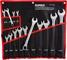 Sunex 9714 Sae Combination Wrench Set 14PC Chrome Vanadium W/ Pouch New. Fixed Price $100.00.