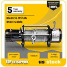 13000LBS Electric Winch Waterproof Truck Trailer Steel Rope Off-road 4WD. Fixed Price $273.49.