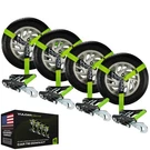 Vulcan Car Tie Down With Snap Hooks - Lasso Style 2 Inch X 96 4 Pack.... Fixed Price $145.86.
