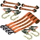 Vulcan 8-POINT Roll Back Vehicle Tie Down Kit With Snap Hook On Strap Ends An.... Fixed Price $248.42.