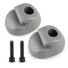 Gray Interior Sun Visor Clip 2-PACK, For Kenworth & Peterbilt Trucks S16-1023-66. Fixed Price $13.99.