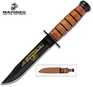 United Cutlery Usmc Combat Knife Gold Tribute With Belt Sheath Free Shipping Usa. Fixed Price $38.66.