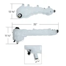 United Pacific Coolant Reservoir & Level Sensor 2018-25 Freightliner Cascadia. Fixed Price $218.45.