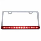 United Pacific 39744 Chrome License Plate Frame W/light Bar, Red. Fixed Price $42.99.