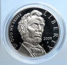 2009 United States President Abraham Lincoln Proof Silver Dollar Coin I111154. Fixed Price $598.20.