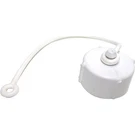 3/4 White Plastic Sewer Cap With Strap Garden Hose Drain Waste Valve. Fixed Price $15.40.