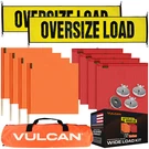 Vulcan Large Oversize Load Flags, Banners, & Magnets Kit. Fixed Price $107.99.