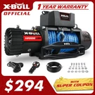 X-bull 12000LBS Winch 12V Synthetic Rope Wireless Remote Electric Jeep Truck 4WD. Fixed Price $309.90.
