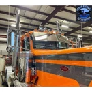 Rollin Low Peterbilt 14" Straight Flat Bottom Visor Gauge 304 S.s. 379 389. Fixed Price $522.99.