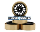 Samix SAMTRX4M-6671-BK Aluminum/brass Bead-lock Wheel Set Traxxas TRX-4M 35G Adj. Fixed Price $58.99.
