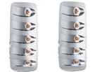 Kenworth T680-T880 Driver/passenger Side Mirror Covers 3/4" Amber Led Lights. Fixed Price $204.01.