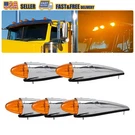 5X Amber 17-LED Torpedo Cab Marker Roof Light For Peterbilt Kenworth Mack Trucks. Fixed Price $56.99.