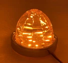 Grand General Amber Led Watermelon Clearance Turn Signal Light Flush Mount Kit. Fixed Price $34.99.