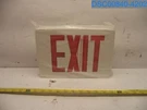 Lithonia Lighting: White Face, Die-cast Led Exit Sign, LQCW1R, 120/127, Ac-only. Fixed Price $68.59.