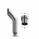 Trux TSK65-BO36 6IN.-5IN. Reduced Dia. Bullhorn Top Truck Exhaust STACK-36IN.L. Fixed Price $299.37.