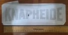 Knapheide 12315735, Chrome Nxg Tailgate Emblem. Fixed Price $48.00.