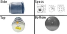 Dayton Air Spring 452-8944 Replaces Firestone W01-358-8944 Truck Suspension Bag. Fixed Price $214.54.