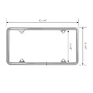 Grand General Gga 60061 Chrome Zinc Classic 4-HOLE License Plate Frame 6-7/8. Fixed Price $36.70.