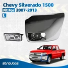2007-2013 Chevy Silverado 1500 Chrome Front Bumper End Cap W/ Fog Lamp Left Side. Fixed Price $114.99.