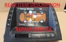 *screen Repair* 2004-2009 Toyota Prius Info Radio Display Service. Fixed Price $199.99.