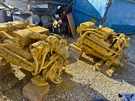 Pair Caterpillar (cat) 3208T Turbo Diesel Engine 375 Hp 2-1 Transmission. Fixed Price $22500.00.
