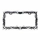 United Pacific 50033 License Plate Frame, Chrome, Tribal Flame. Fixed Price $32.08.