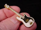 M219A) 3 Colors Fender Bass Pin Brooch 24K Gold Plate Electric Guitars. Fixed Price $21.32.