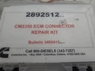 Cummins CM2350 Ecm Connector Repair Kit 2892512 3400415 3164113 4918921. Fixed Price $225.00.