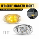 Amber Led Side Marker Turn Signal Light Fit Freightliner Cascadia 2008-2017 2PCS. Fixed Price $18.04.