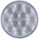 4 Inch Round 12 Diode Red Led Clear Lens Stop, Turn, Tail Light. Fixed Price $39.00.